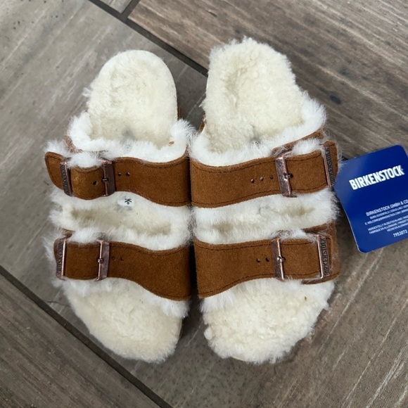 Birkenstock Arizona Shearling kids size 12 - Picture 5 of 9